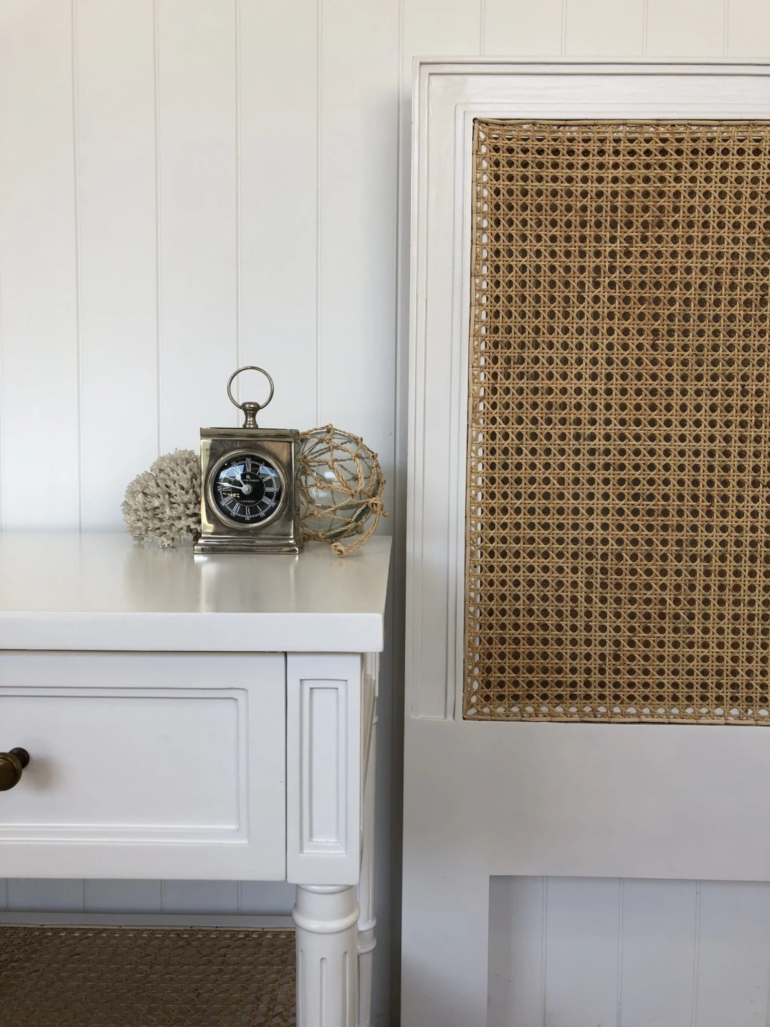 Hamilton Cane Bedhead – Queen Size – White 5 Hamilton Cane Bedhead – Queen Size – White - Image 4