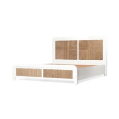 Milford King Bed – White By Serrata Living