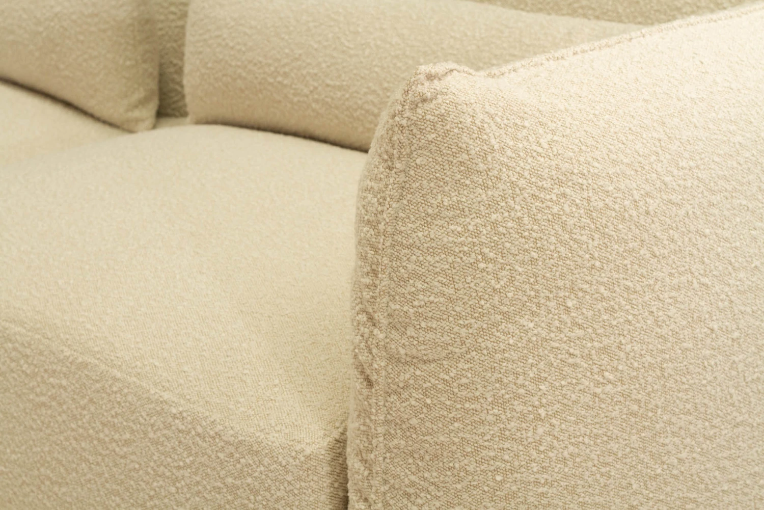 Sunday Modular Sofa – Ivory Boucle 6 Sunday Modular Sofa – Ivory Boucle - Image 4