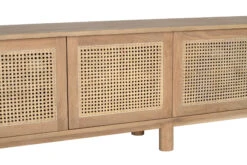 Iluka Entertainment Unit – Six Door – Natural – Round End -Abide Interiors Iluka Ent 6Door RND 8