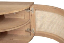Iluka Entertainment Unit – Four Door – Natural – Round End -Abide Interiors Iluka Ent Nat RND 5