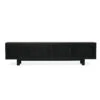 Iluka Entertainment Unit – Four Door – Black -Abide Interiors Iluka Entertainment Unit Black 1
