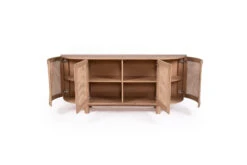 Iluka Four Door Sideboard – Rounded End -Abide Interiors Iluka Four Door Sideboard Round End 5