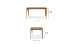 Jude Dining Table – 1.5m -Abide Interiors Jude Dining Table 150 4
