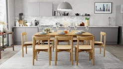 Jude Dining Chair – Natural -Abide Interiors Jude Dining Table 240 5C