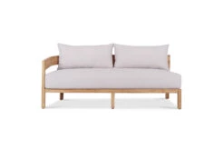 Kingscliff Outdoor Sofa – 2 Seater Right Arm – Modular- (Canvas Natural, Cast Slate Or Cast Silver Upholstery) -Abide Interiors Kimngscliff Sofa 2Seater Right 1