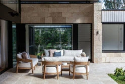 Kingscliff Outdoor Sofa – 1 Seater – (Canvas Natural, Cast Slate Or Cast Silver Upholstery) -Abide Interiors Kingscliff LaraDr 1 2