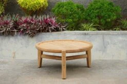 Kingscliff Outdoor Round Coffee Table – Low – 60cm -Abide Interiors Kingscliff Outdoor Round Coffee Table Low 5