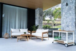 Carmel Outdoor Bar Cart – Pearl White Powder Coated Frame 41 Carmel Outdoor Bar Cart – Pearl White Powder Coated Frame -Abide Interiors Kingscliff Sofa Kingscliff Coffee Side Carmel Bar Cart