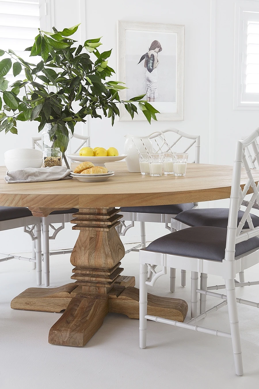 Newport Round Pedestal Table – 150cm 14 Newport Round Pedestal Table – 150cm - Image 12