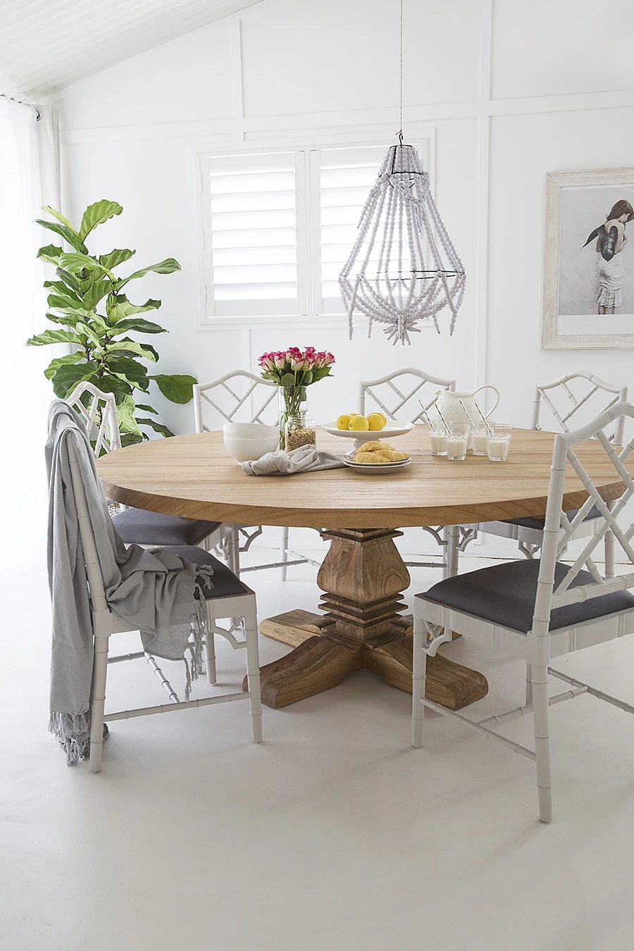 Newport Round Pedestal Table – 150cm 11 Newport Round Pedestal Table – 150cm - Image 9