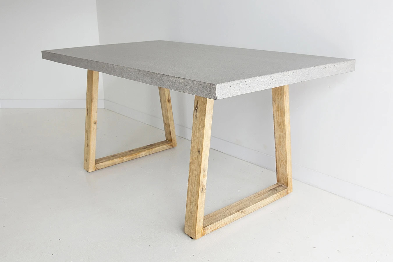 1.8m Sierra Elkstone Rectangular Dining Table – Speckled Grey With Light Honey Legs 4 1.8m Sierra Elkstone Rectangular Dining Table – Speckled Grey With Light Honey Legs - Image 2