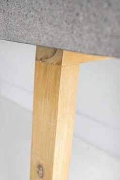 1.0m Alta Elkstone Round Dining Table – Speckled Grey With Light Honey Legs -Abide Interiors LOW RES Elkstone 71 2