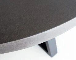 1.0m Alta Round Elkstone Dining Table – Ebony Black With Black Powder Coated Legs -Abide Interiors LOW RES Elkstone 93