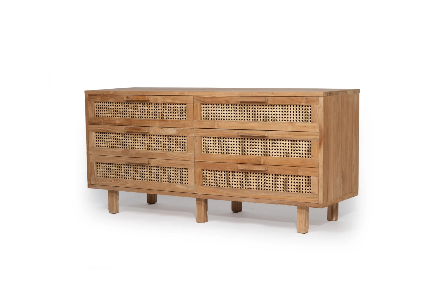 Lauren Chest Of Drawers – Natural – 160cm 4 Lauren Chest Of Drawers – Natural – 160cm - Image 2