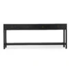 Lindsay Console Table 200cm – Black 1 Lindsay Console Table 200cm – Black -Abide Interiors Lindsay Console Table 2m 1