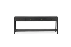 Lindsay Console Table 200cm – Black -Abide Interiors Lindsay Console Table 2m 2