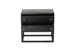 Lisette Bedside Table – Black 16 Lisette Bedside Table – Black -Abide Interiors Lisette Bedside Black 3