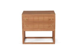 Lisette Bedside Table – Teak -Abide Interiors Lisette Bedside Teak 2
