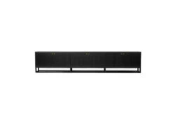 Lisette Entertainment Unit – Six Door – Black