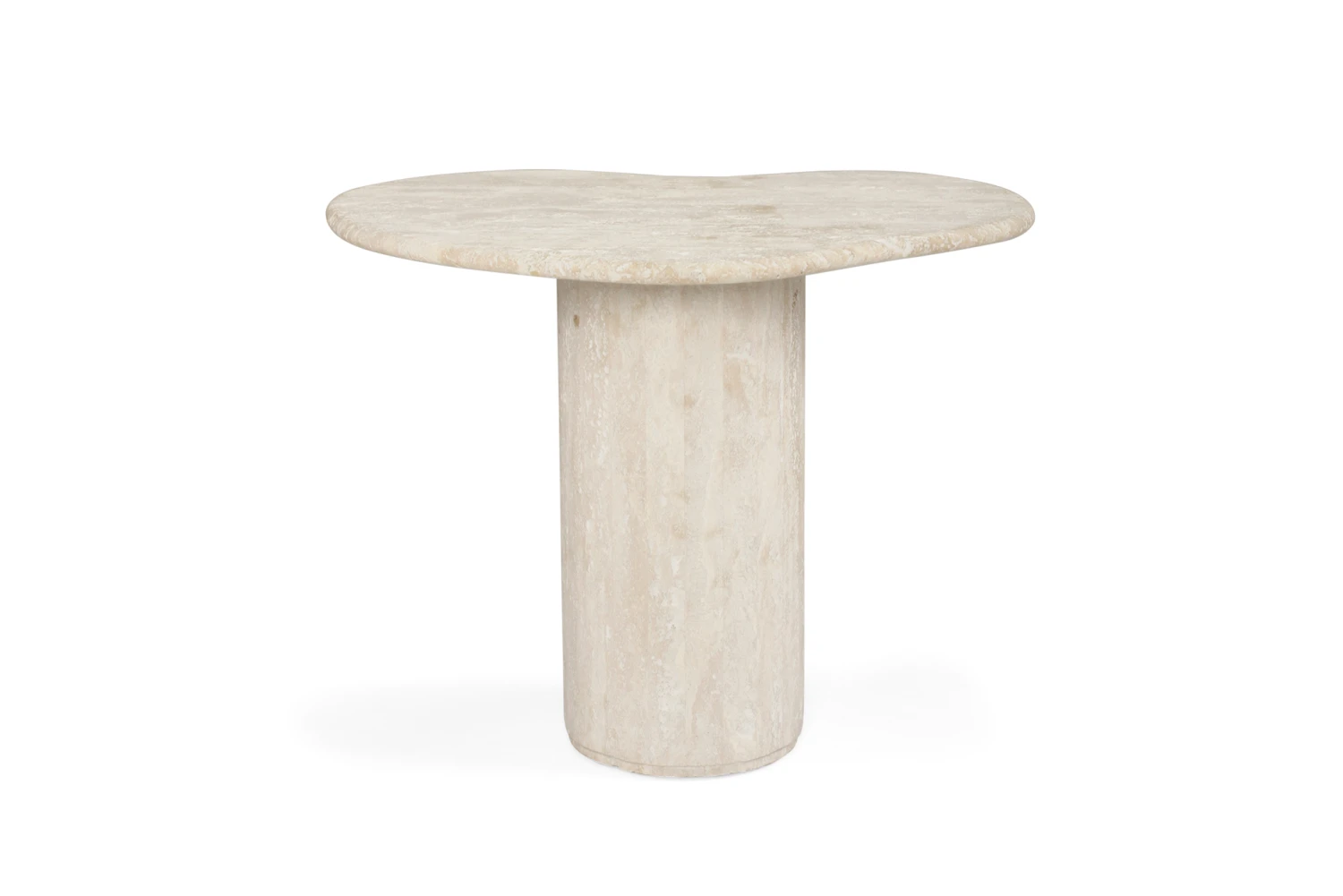 Geo Travertine Organic Side Table – 58cm 6 Geo Travertine Organic Side Table – 58cm - Image 4