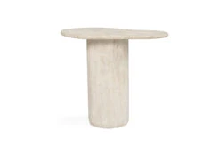 Geo Travertine Organic Side Table – 58cm 20 Geo Travertine Organic Side Table – 58cm -Abide Interiors Lorenzo Organic Side Table 58cm 3