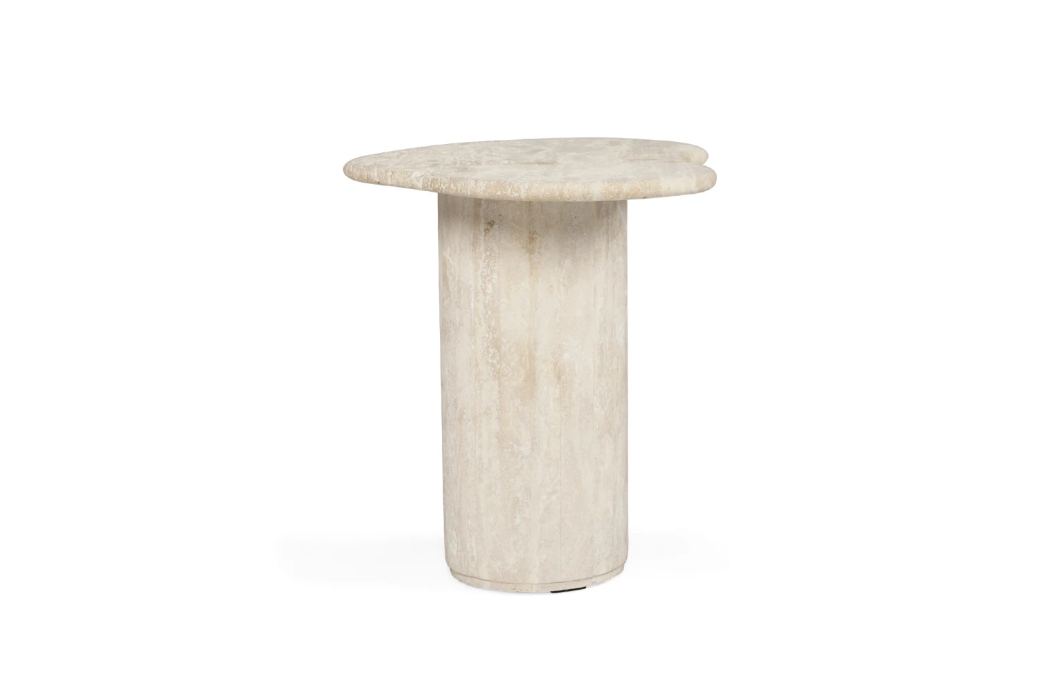 Geo Travertine Organic Side Table – 58cm 8 Geo Travertine Organic Side Table – 58cm - Image 6