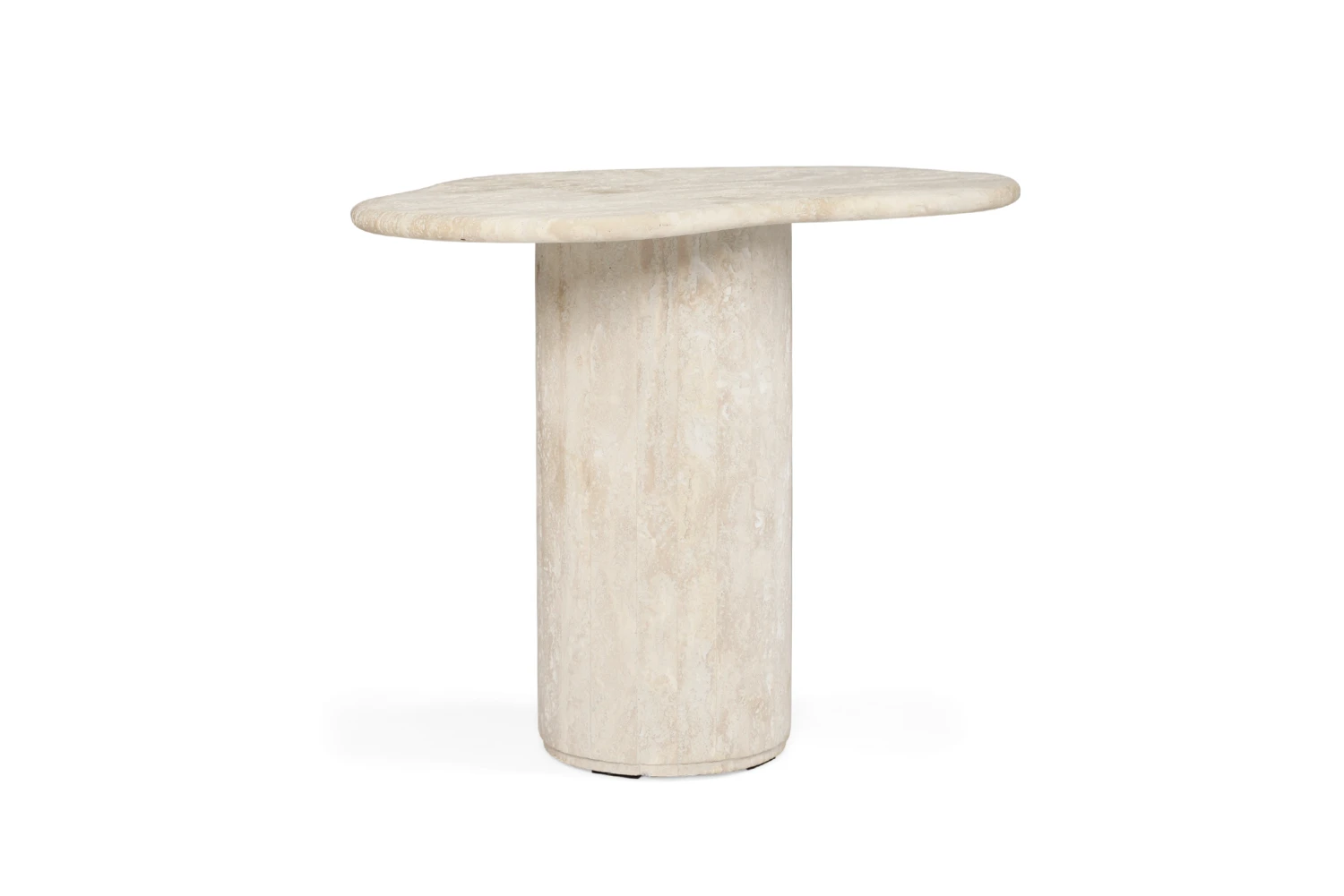 Geo Travertine Organic Side Table – 58cm 9 Geo Travertine Organic Side Table – 58cm - Image 7