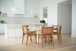 Pasadena Woven Leather Side Chair – Natural 31 Pasadena Woven Leather Side Chair – Natural -Abide Interiors Lorenzo Round Dining 160cm 8 1