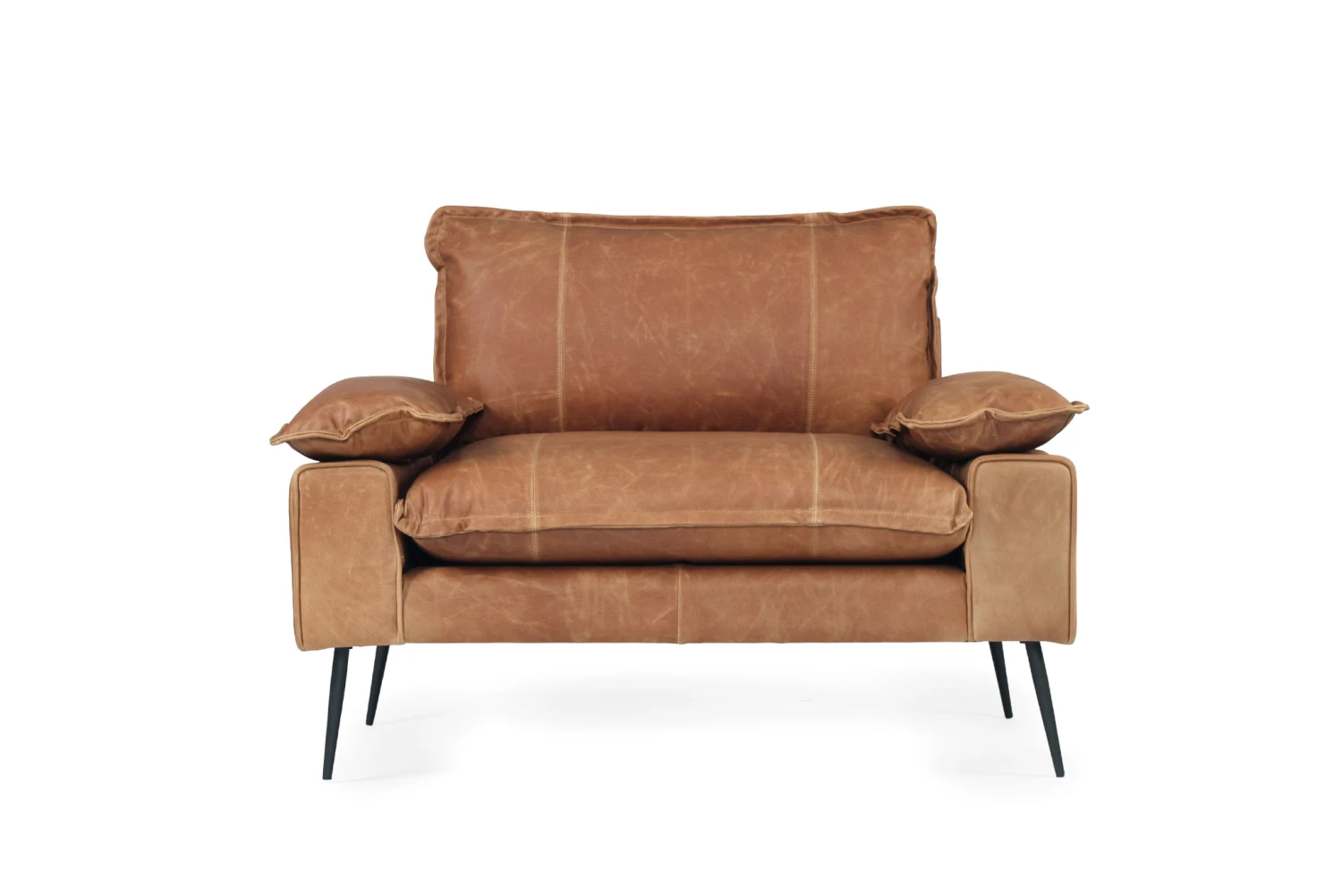 Marly 1 Seater Sofa – Cognac Leather 3 Marly 1 Seater Sofa – Cognac Leather