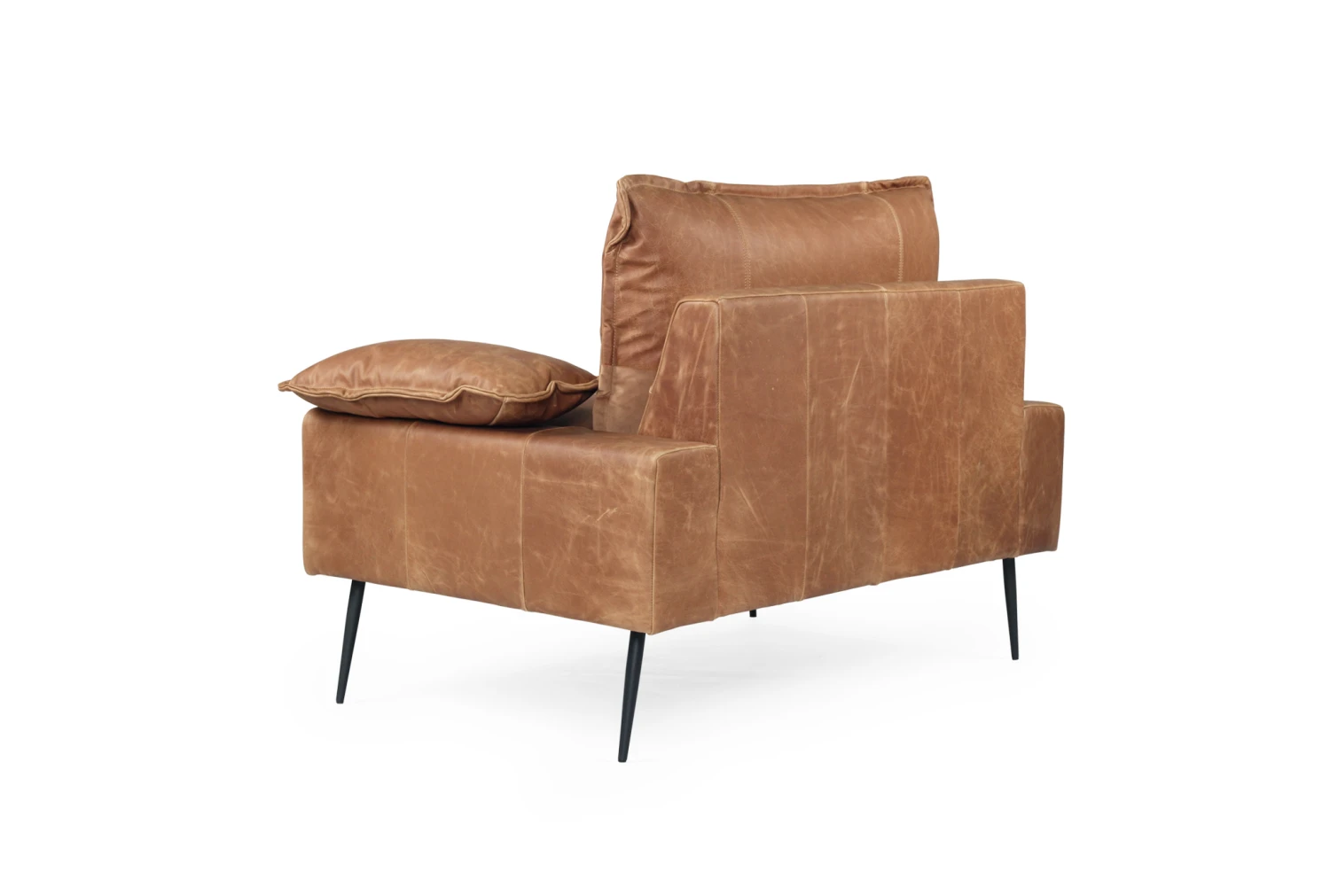 Marly 1 Seater Sofa – Cognac Leather 8 Marly 1 Seater Sofa – Cognac Leather - Image 6