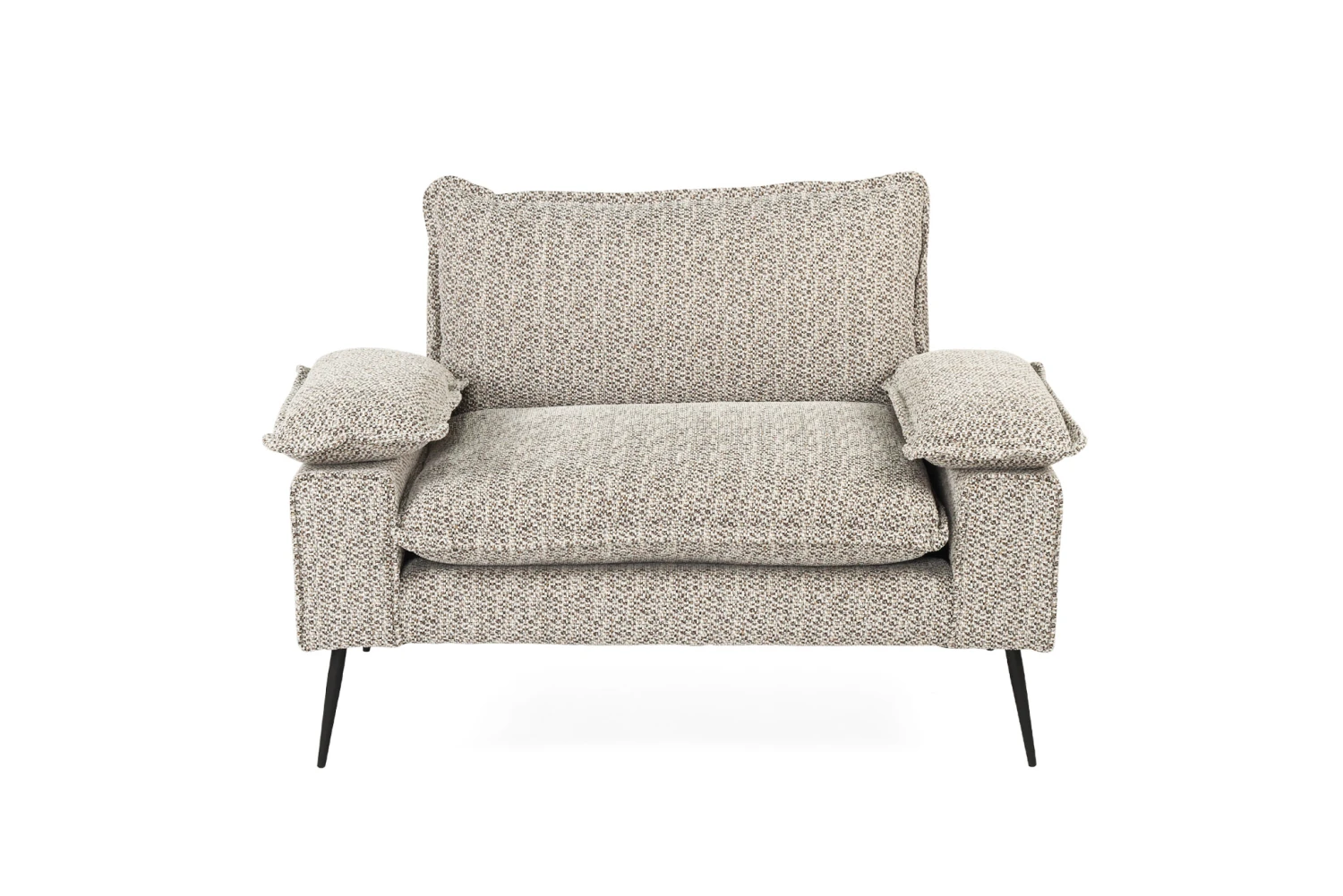 Marly 1 Seater Sofa – Mottled Taupe 5 Marly 1 Seater Sofa – Mottled Taupe - Image 3