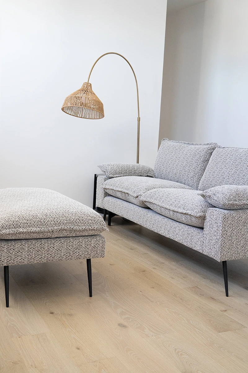 Marly 2 Seater Sofa – Mottled Taupe 4 Marly 2 Seater Sofa – Mottled Taupe - Image 2