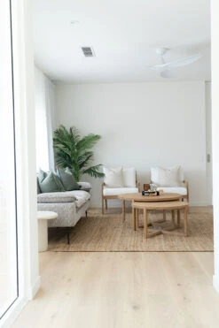 Clovelly Round Coffee Table – 80cm -Abide Interiors Marly Sofa Clovelly Coffee Elton Armchair Styled 2 1