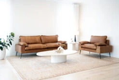 Lorenzo Organic Coffee Table – 160cm 25 Lorenzo Organic Coffee Table – 160cm -Abide Interiors Marly Sofa Cognac Lorenzo Coffee Styled 4 1