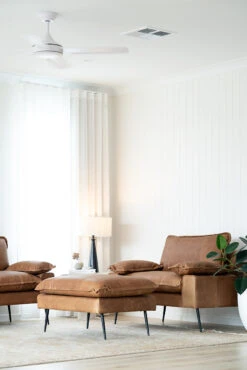 Marly 1 Seater Sofa – Cognac Leather 37 Marly 1 Seater Sofa – Cognac Leather -Abide Interiors Marly Sofa Cognac Styled 4