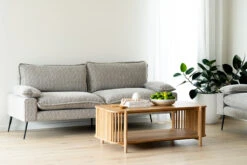 Sadie Rectangular Coffee Table -Abide Interiors Marly Sofa Taupe Sadie Coffee Styled 2 1