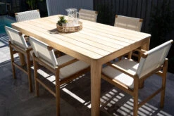 Peninsular Outdoor Chair – White 30 Peninsular Outdoor Chair – White -Abide Interiors Maya Table Penninsula Chairs Styled 1 3