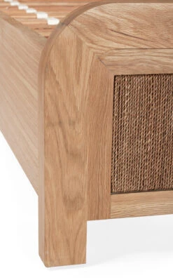 Milford King Bed – Oak By Serrata Living -Abide Interiors Milford king bed oak 03