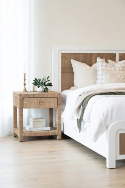 Monaco Bedside Table By Serrata Living -Abide Interiors Monaco Bedside Styled 2 1