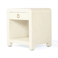 Newhaven Bedside Table – Ivory By Serrata Living