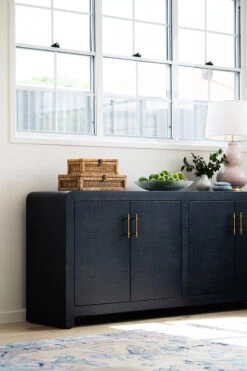 Newhaven Sideboard – Four Door – Navy By Serrata Living -Abide Interiors Newhaven Buffet Navy Styled 2