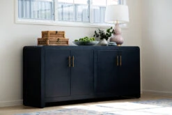 Newhaven Sideboard – Four Door – Navy By Serrata Living -Abide Interiors Newhaven Buffet Navy Styled 3