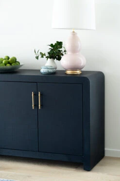 Newhaven Sideboard – Four Door – Navy By Serrata Living -Abide Interiors Newhaven Buffet Navy Styled 7