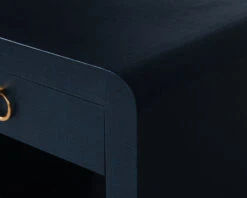 Newhaven Bedside Table – Navy By Serrata Living -Abide Interiors Newhaven bedside navy 03