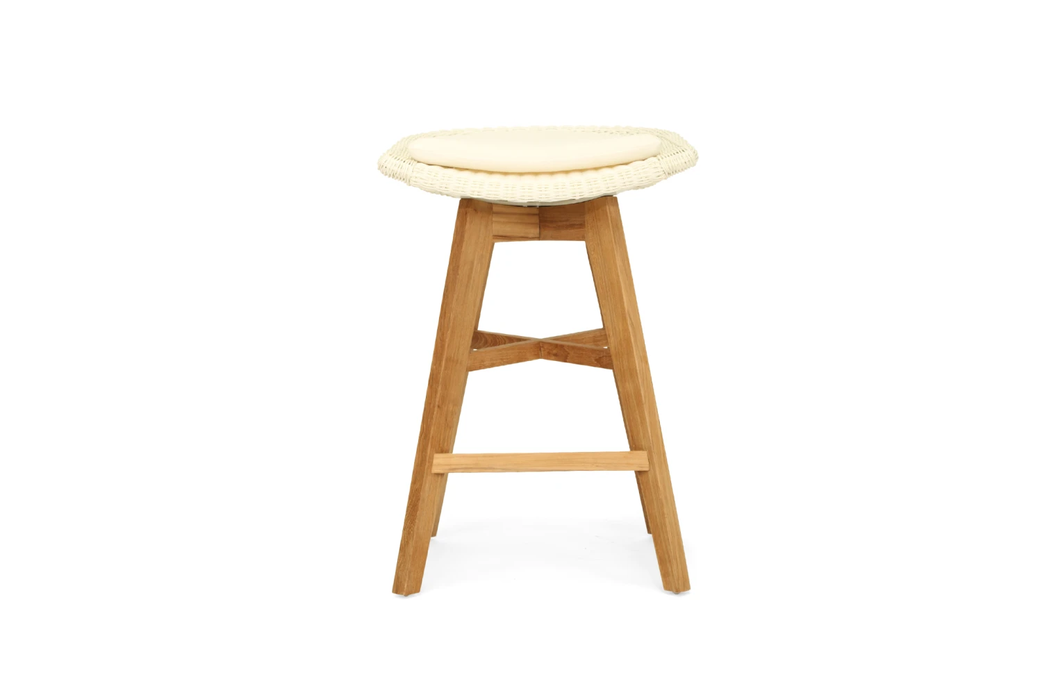 Oceanic Outdoor Backless Counter Stool – White 3 Oceanic Outdoor Backless Counter Stool – White