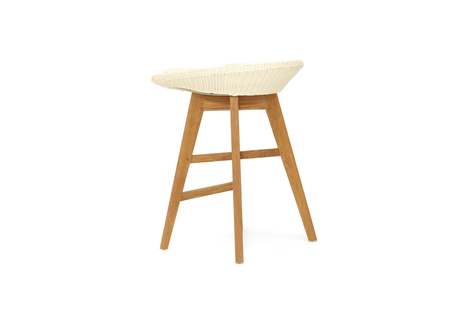 Oceanic Outdoor Backless Counter Stool – White 7 Oceanic Outdoor Backless Counter Stool – White - Image 5