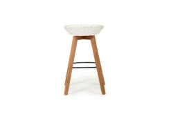 Oceanic Outdoor Backless Bar Stool – White -Abide Interiors Oceanic Outdoor Bar Stool White 10