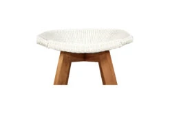 Oceanic Outdoor Backless Bar Stool – White -Abide Interiors Oceanic Outdoor Bar Stool White 12