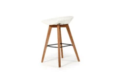 Oceanic Outdoor Backless Bar Stool – White -Abide Interiors Oceanic Outdoor Bar Stool White 7